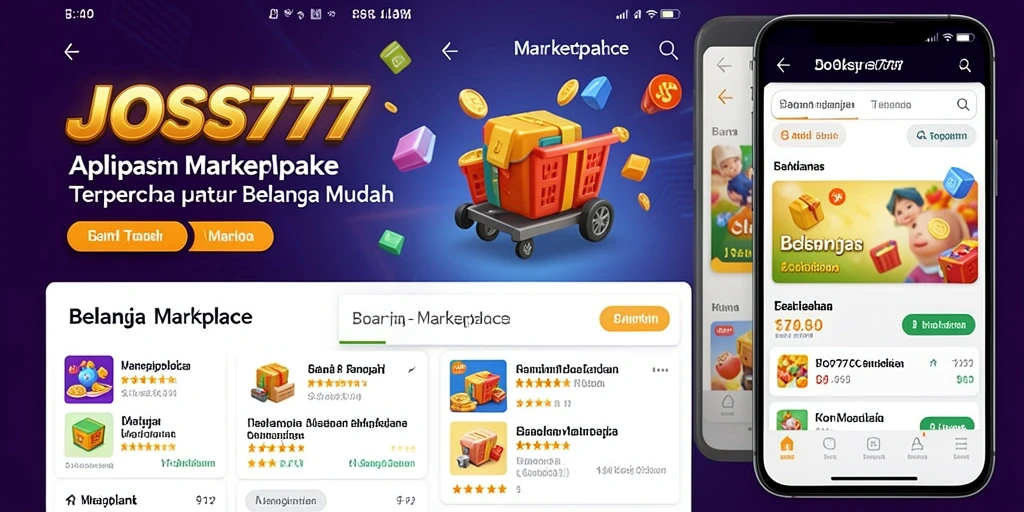Tampilan antarmuka JOSS777 yang memudahkan pengguna berbelanja.
