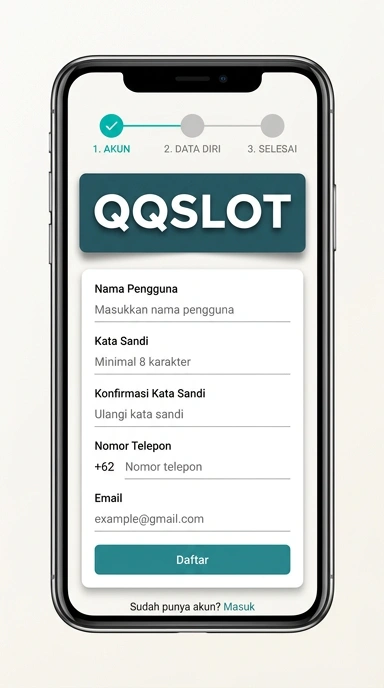 Cara Mudah Registrasi Akun qqslot untuk Android