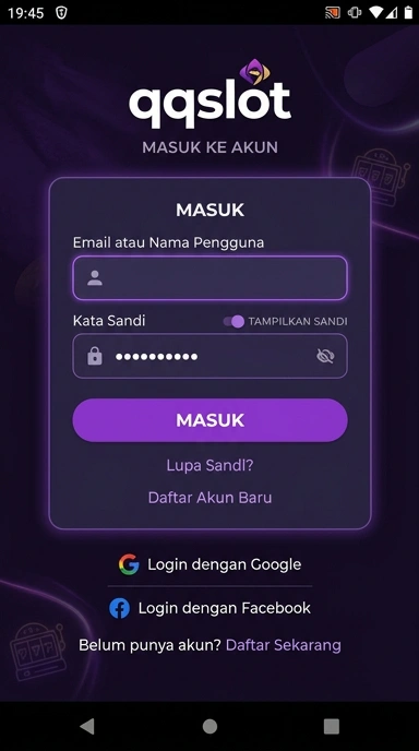 Panduan Masuk Akun qqslot untuk Android
